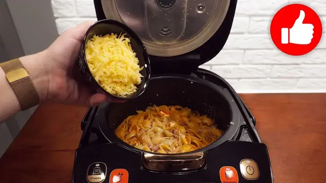Макароны с фаршем в мультиварке 