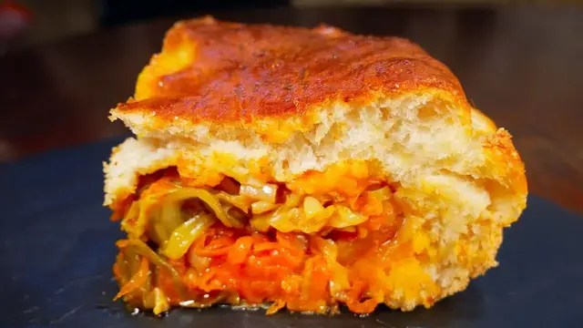 Сытный капустный пирог