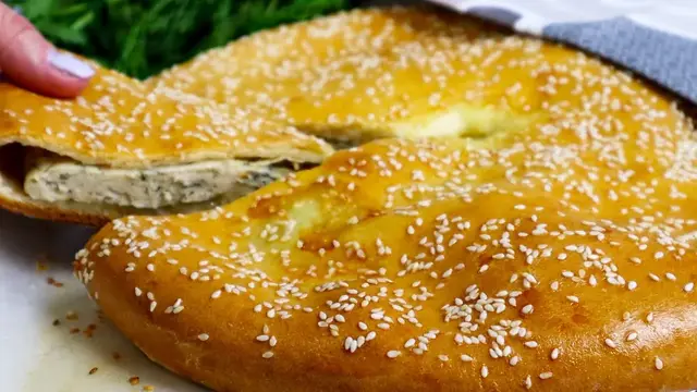 Мясной пирог на кефире