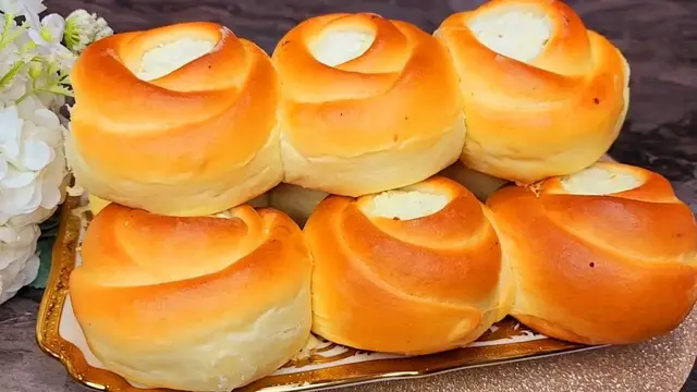 Вкусные ватрушки с творогом