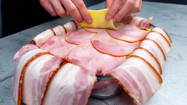 Террин с картошкой и беконом