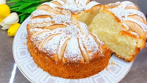 Творожная шарлотка