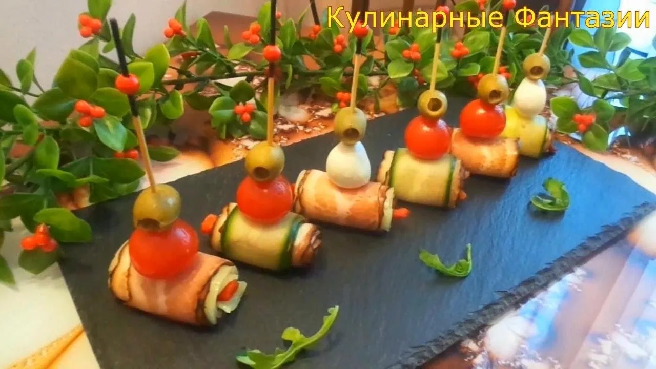Чудесные закусочные рулетики