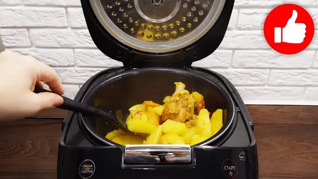 Вкусный ужин из картошки в мультиварке