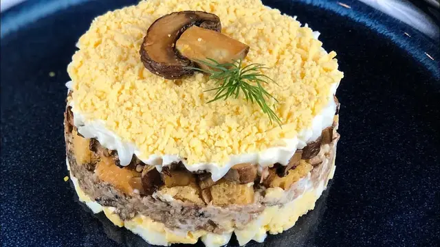 Салат с шпротами
