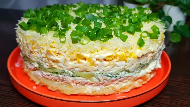 Вкусный салат на праздничный стол
