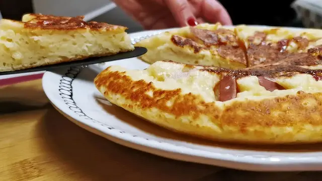 Творожные лепёшки с яблоками 