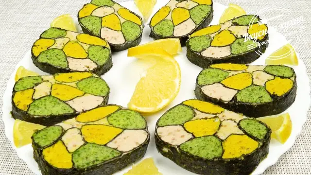 Новогодняя закуска из селёдки