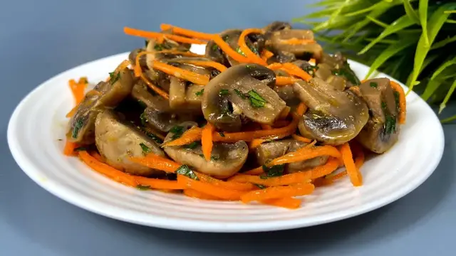 Закуска из шампиньонов