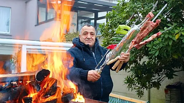 Вкусный и сочный шашлык из говяжьих рёбер