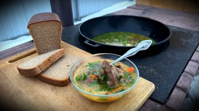 Вкусный суп из баранины 