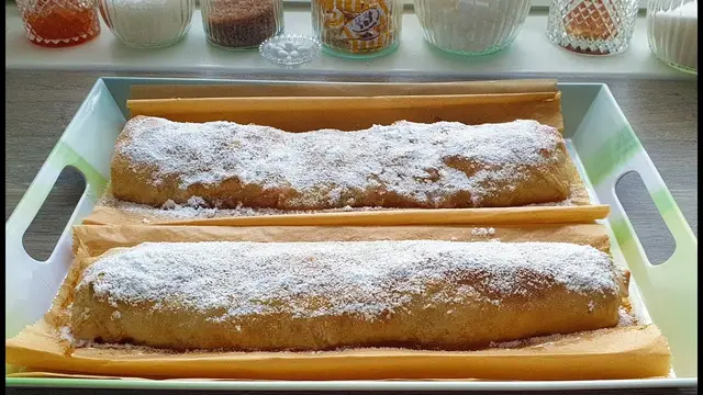 Штрудель с фруктами