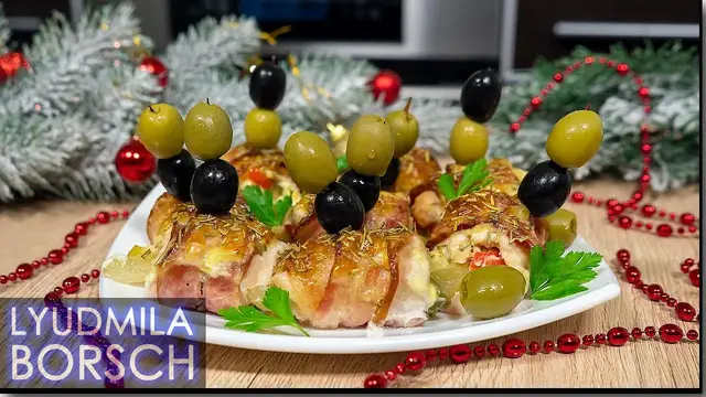 Чудесная закуска из мяса на праздничный стол 