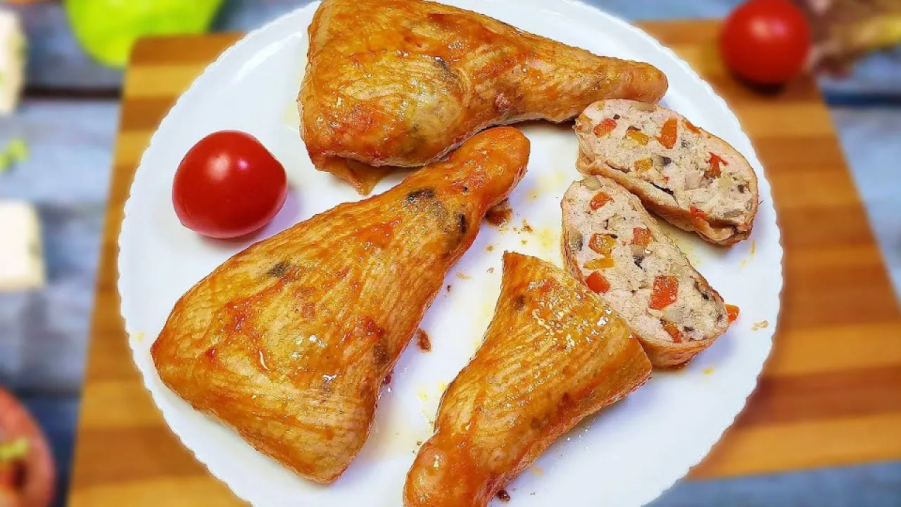 Вкусные куриные бедра без кости