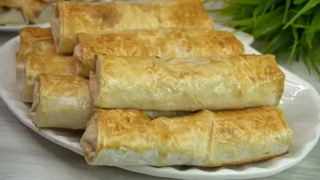 Трубочки из лаваша с начинкой 