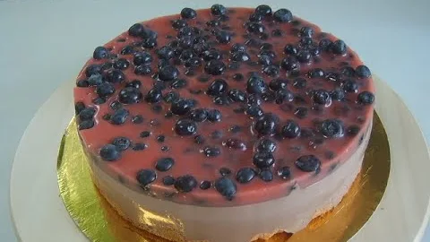 Торт с черникой