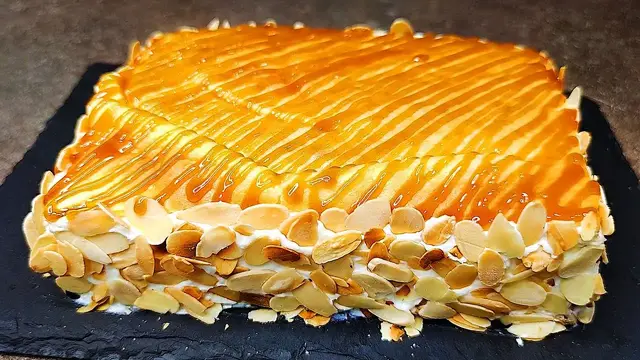 Вкусный творожный торт