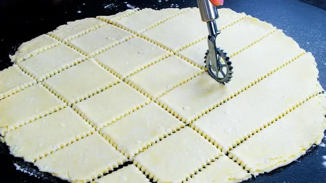 Вкусное творожное печенье