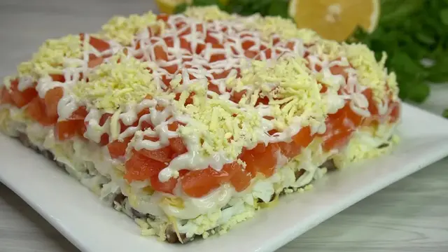 Салат из селёдки Красный король