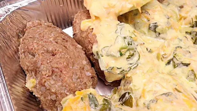 Котлеты из гречки и фарша в духовке