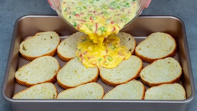 Я приготовила ужин из буханки хлеба. Ничего вкуснее я не ел!
