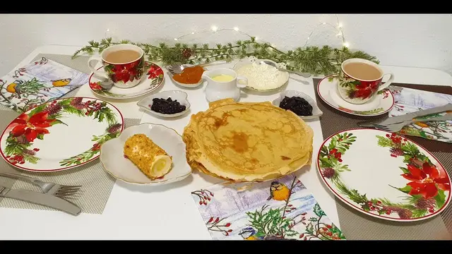Тонкие блинчики к чаю