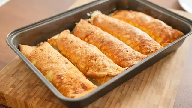 Вкусные бризоли с фаршем