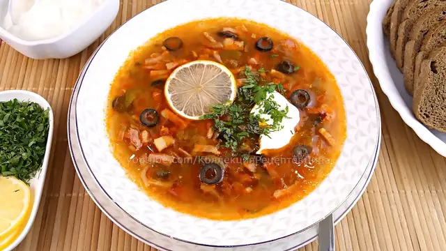 Солянка мясная классическая