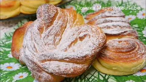 Пуховые плюшки в духовке 