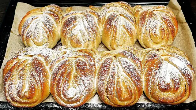 Вкусные булочки к чаю