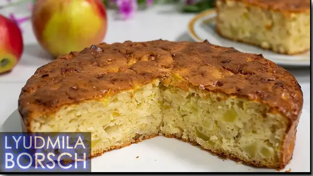 Яблочный пирог в духовке 