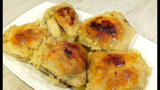 Курица в духовке под одеялом