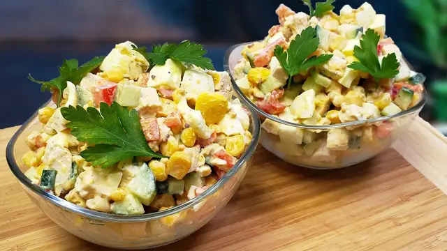 Вкусный салат из недорогих продуктов