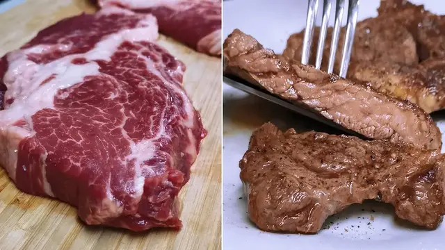 Мясо на сковороде 