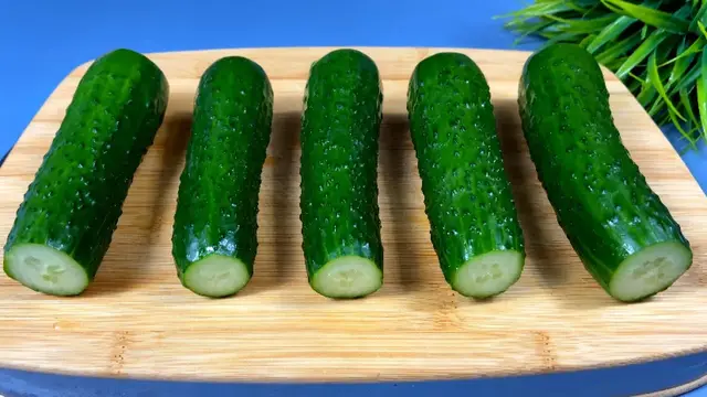 Безумно вкусная закуска из огурцов