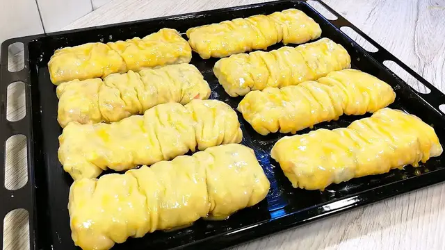 Вкусная выпечка с курицей на ужин