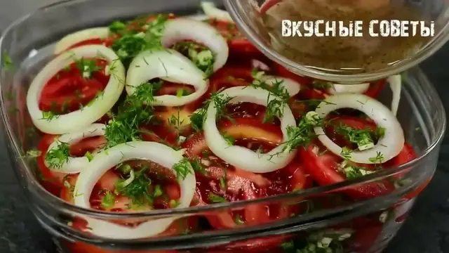Вкусные закуски из помидоров