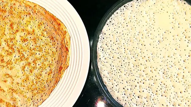 Ажурные блинчики на кефире 