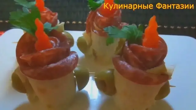 Праздничная закуска на скорую руку