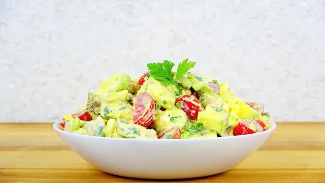 Новый салат с кабачками