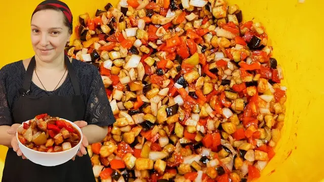 Рагу из баклажан на зиму