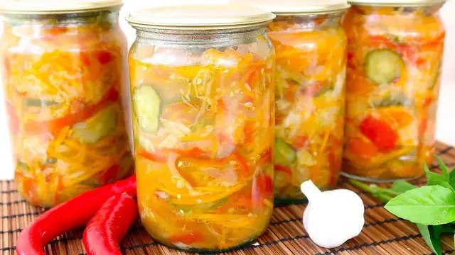 Вкусный салат на зиму 