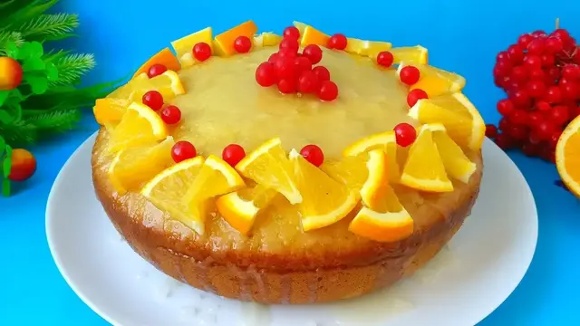 Апельсиновый кекс 