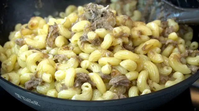 Макароны с мясом на ужин