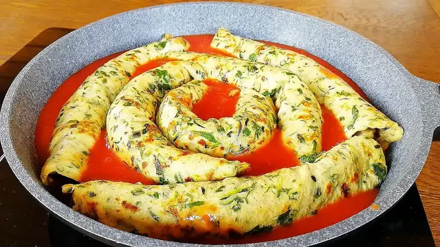 Рулет из кабачков