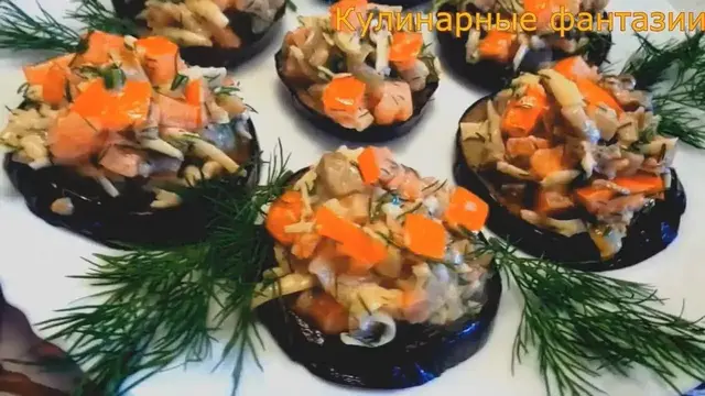 Классная закуска из баклажанов