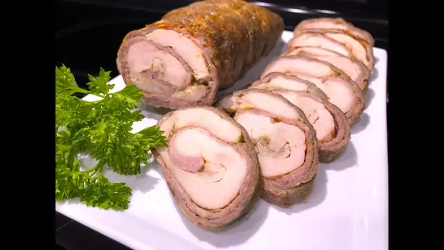 Мясная закуска на праздничный стол 