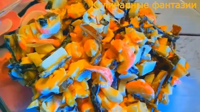 Вкусный салатик за 5 минут