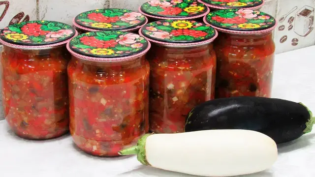 Баклажанная икра на зиму