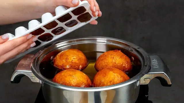Очень вкусные пончики с яблоками